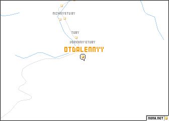 map of Otdalënnyy