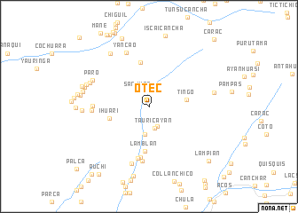 map of Otec