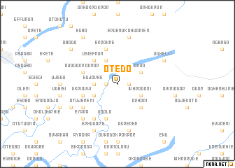 map of Otedo