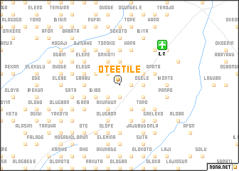 map of Ote Etile
