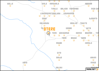 map of Otéré