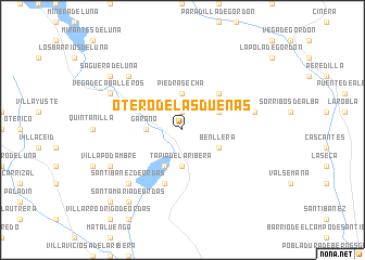 map of Otero de las Dueñas