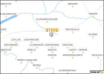 map of Otero