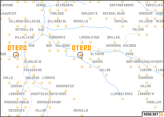 map of Otero