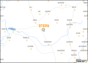 map of Oteru