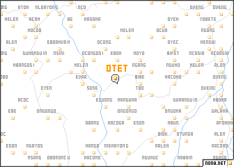 map of Otet