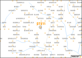 map of Oteyi