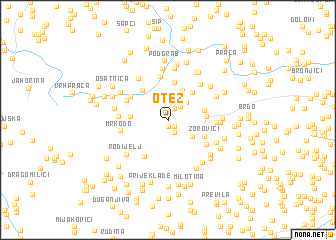 map of Otez