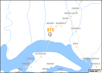 map of Oté