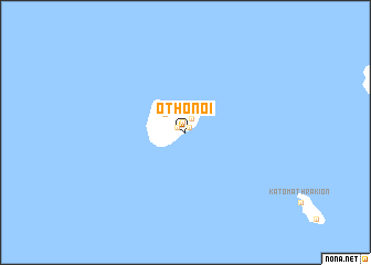 map of Othonoí