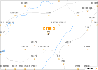 map of Otibio