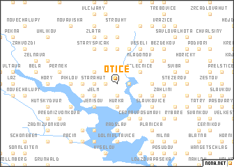 map of Otice