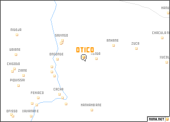 map of Otiço