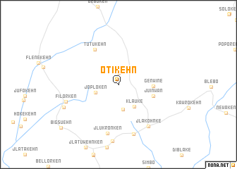 map of Otikehn