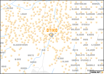 map of Otiko