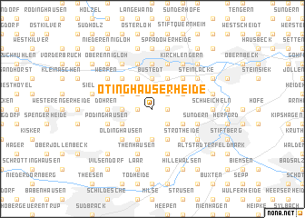 map of Ötinghauserheide