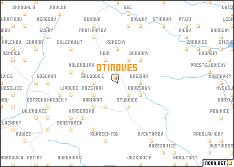 map of Otinoves