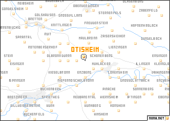 map of Ötisheim