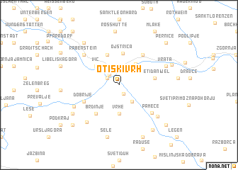 map of Otiški Vrh