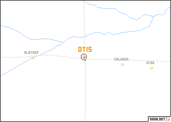 map of Otis