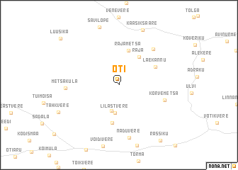 map of Oti