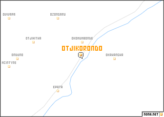 map of Otjikorondo