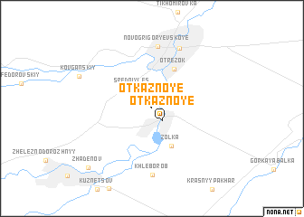 map of Otkaznoye