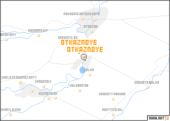 map of Otkaznoye