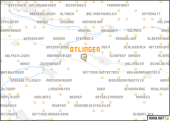 map of Ötlingen