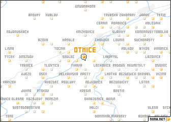 map of Otmíče