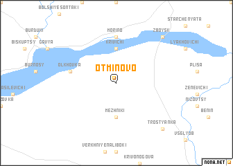map of Otminovo