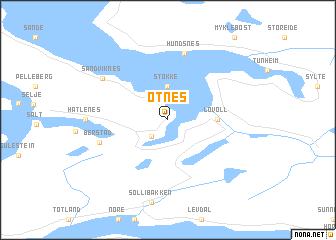 map of Otnes