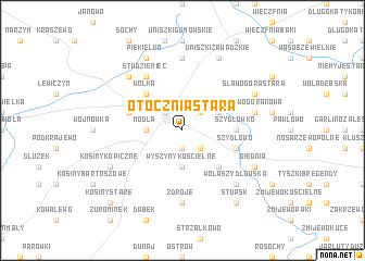 map of Otocznia Stara