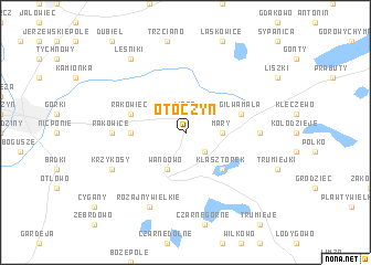 map of Otoczyn