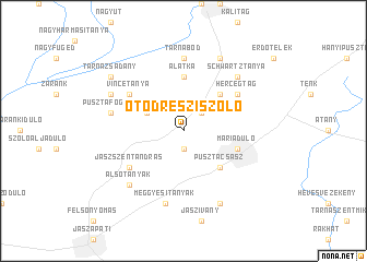 map of Ötödrésziszőlő