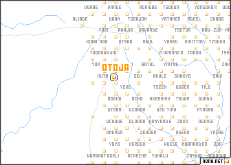map of Otoja