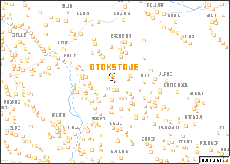 map of Otok Staje