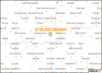 map of Otola Dziadówki