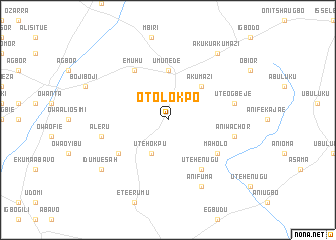map of Otolokpo