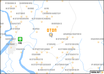 map of Oton