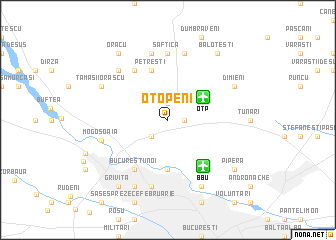 map of Otopeni