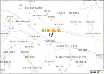 map of Otorābād