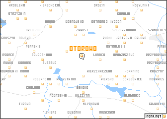 map of Otorowo