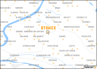 map of Otowice