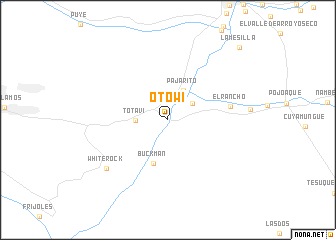 map of Otowi
