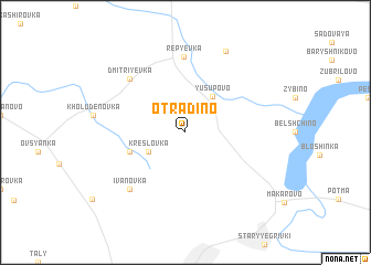 map of Otradino