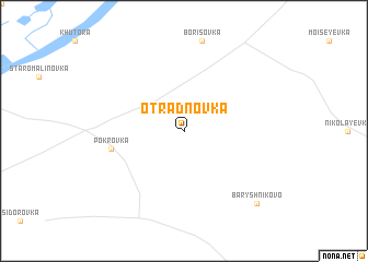 map of Otradnovka