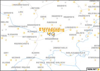 map of Otradnoye