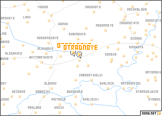 map of Otradnoye