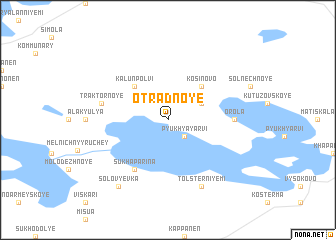 map of Otradnoye